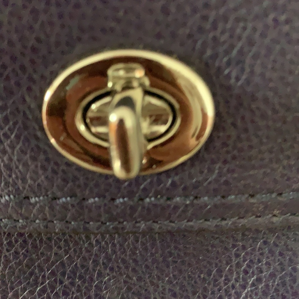 Purple Leather Crossbody - Picture 2 of 10